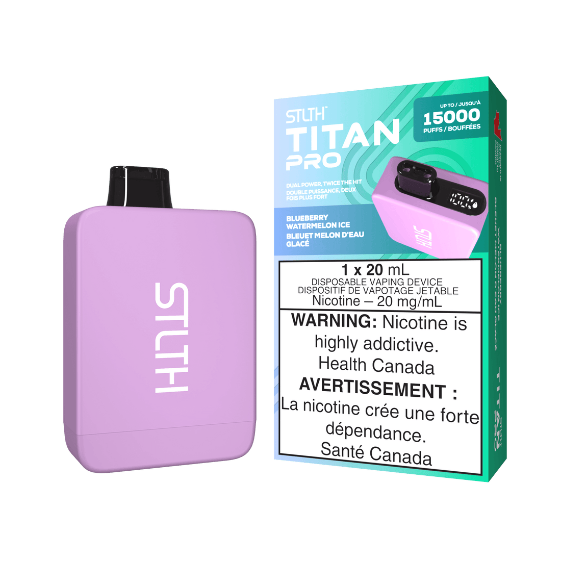 STLTH Titan Pro - Blueberry Watermelon Ice - Vapor Shoppe