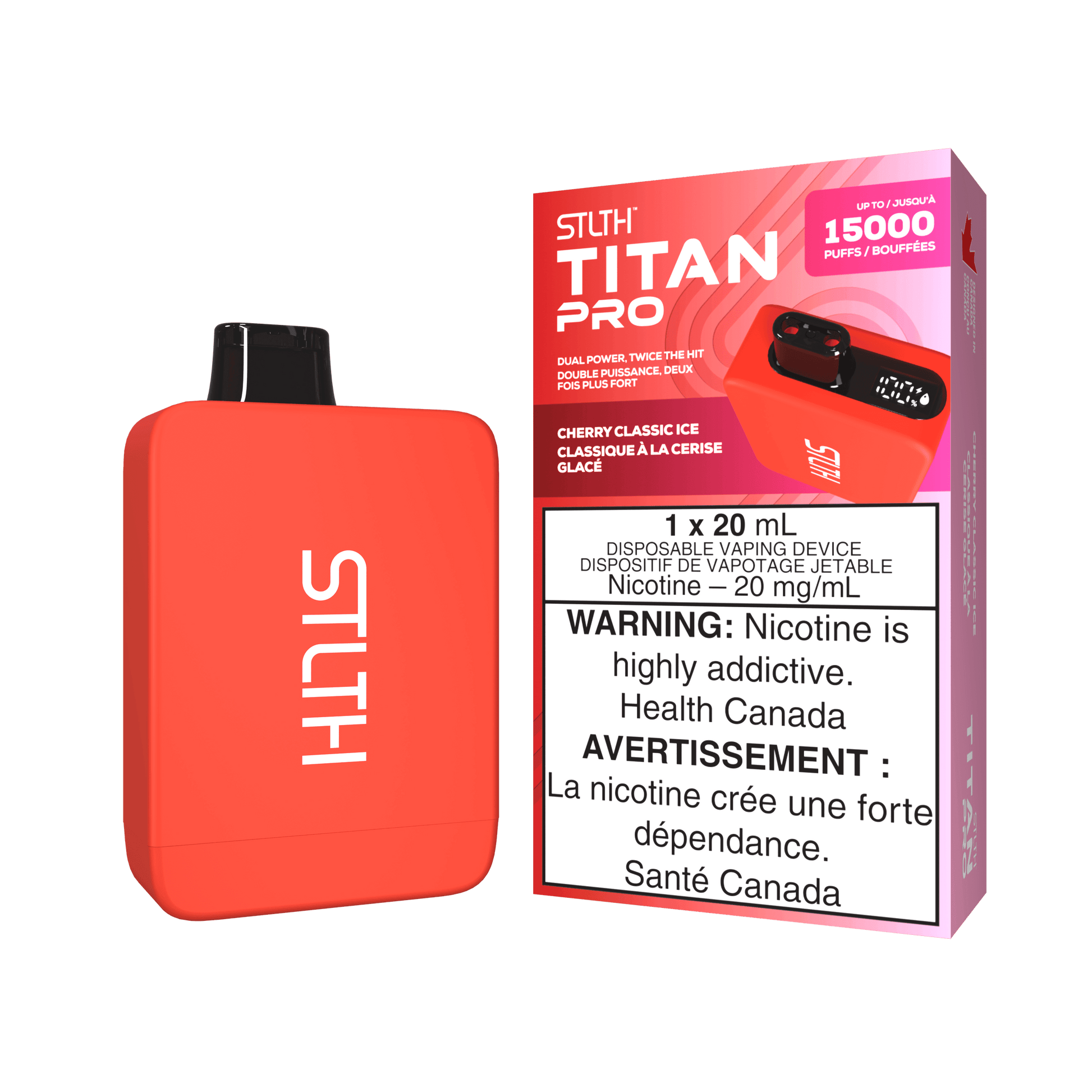 STLTH Titan Pro - Cherry Classic Ice - Vapor Shoppe