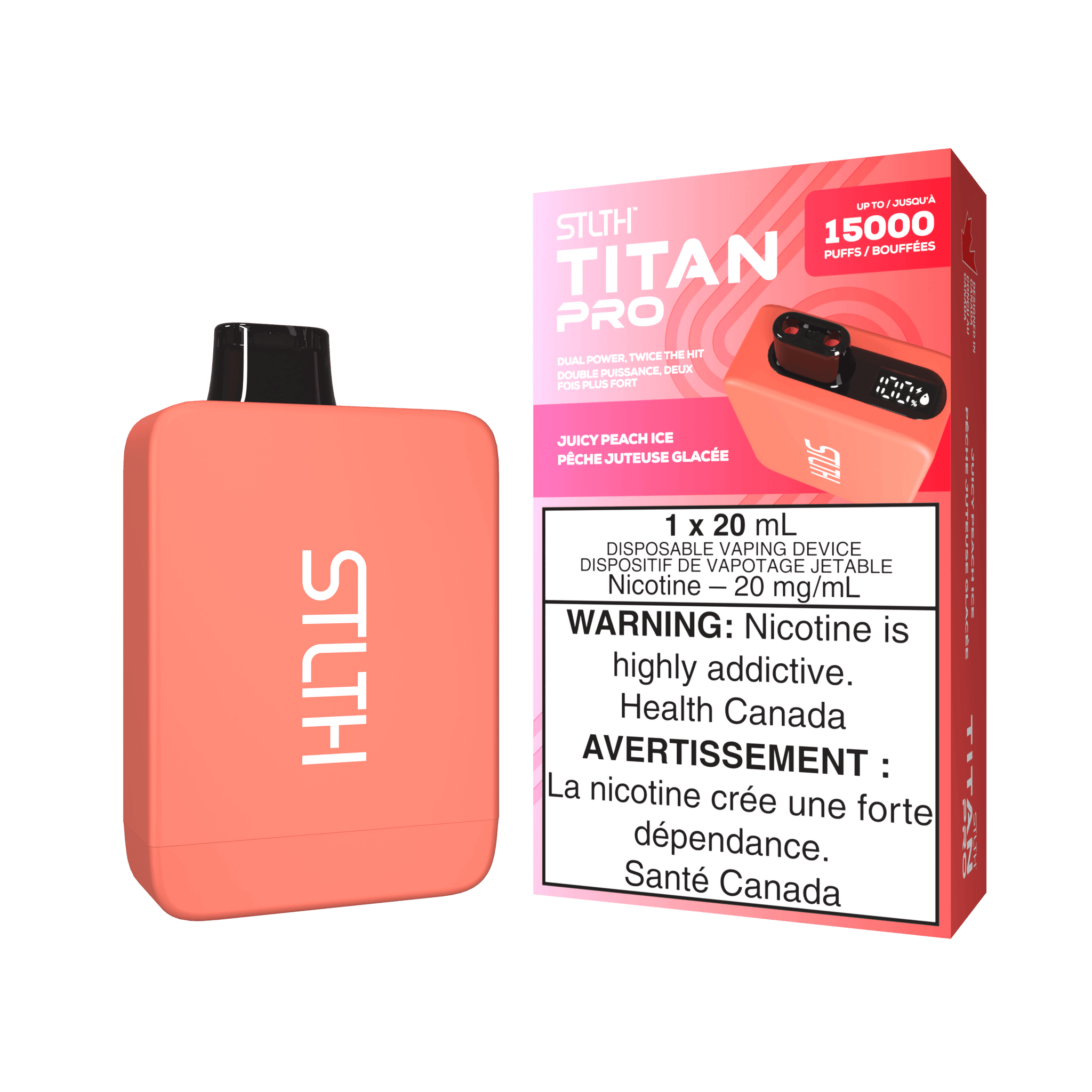 STLTH Titan Pro - Juicy Peach Ice - Vapor Shoppe