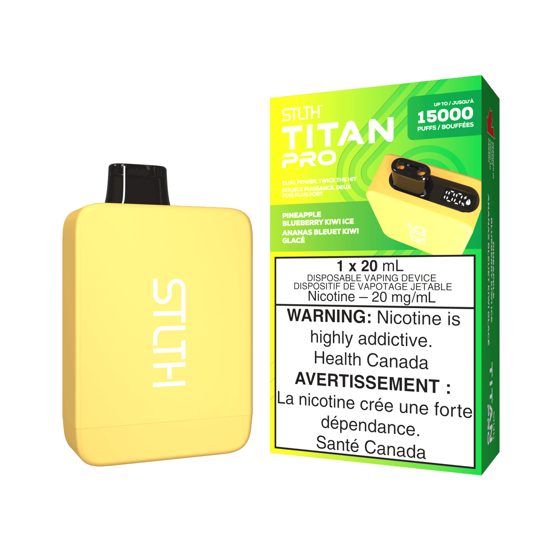 STLTH Titan Pro - Pineapple Blueberry Kiwi Ice - Vapor Shoppe