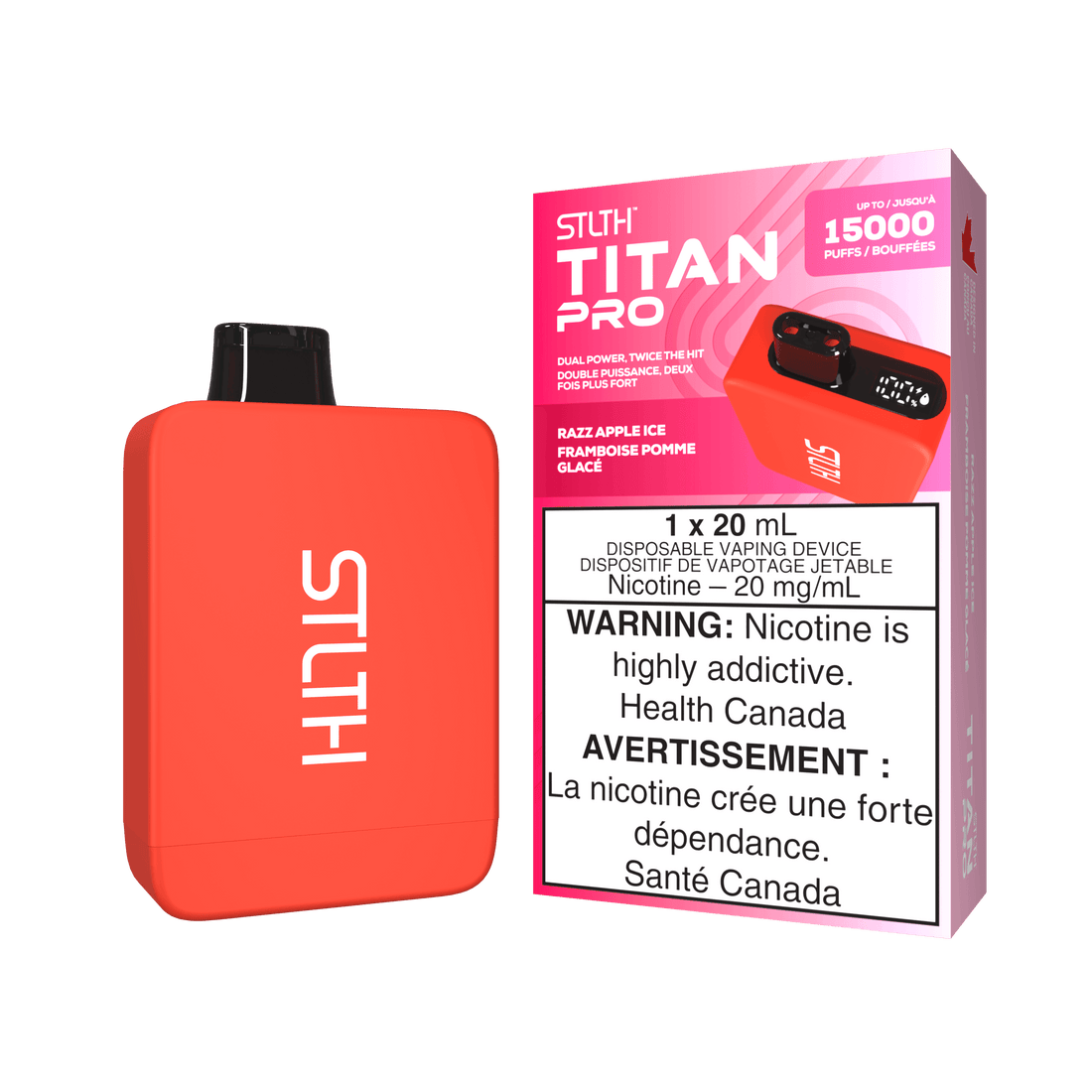 STLTH Titan Pro - Razz Apple Ice - Vapor Shoppe