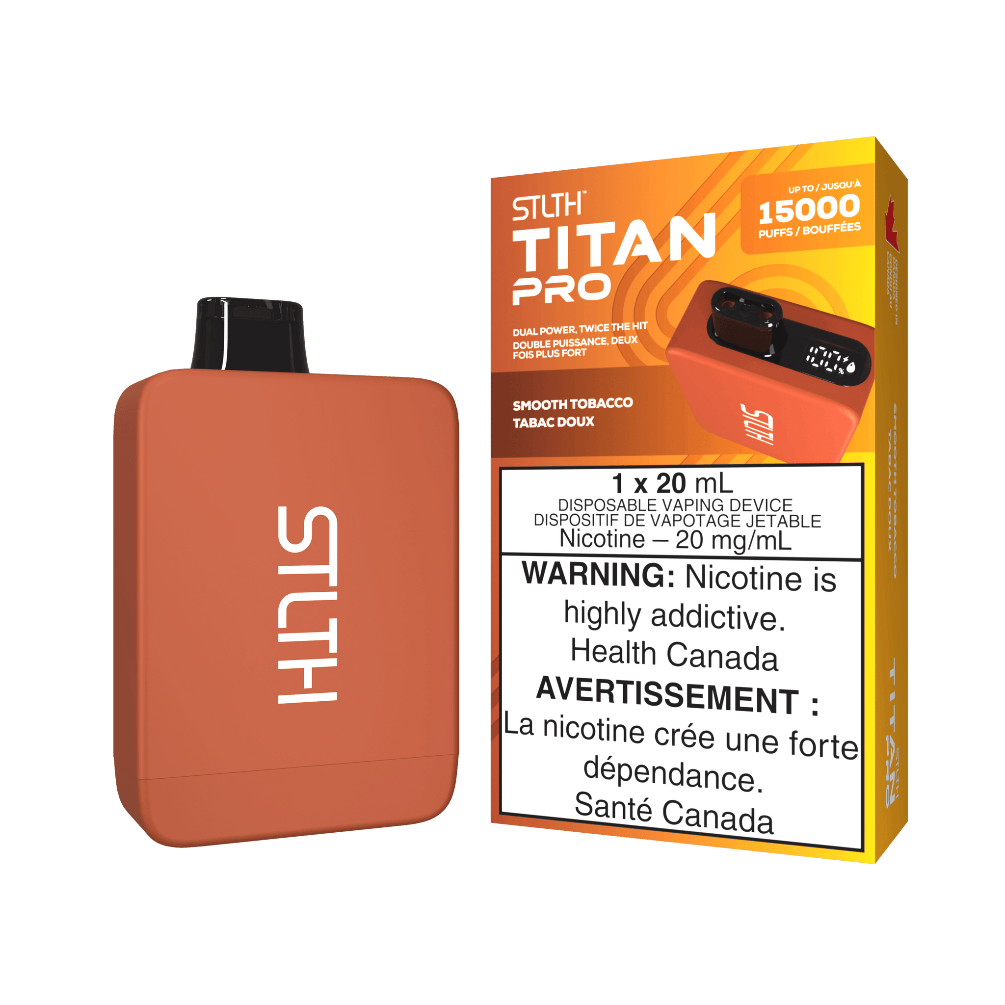 STLTH Titan Pro - Smooth Tobacco - Vapor Shoppe