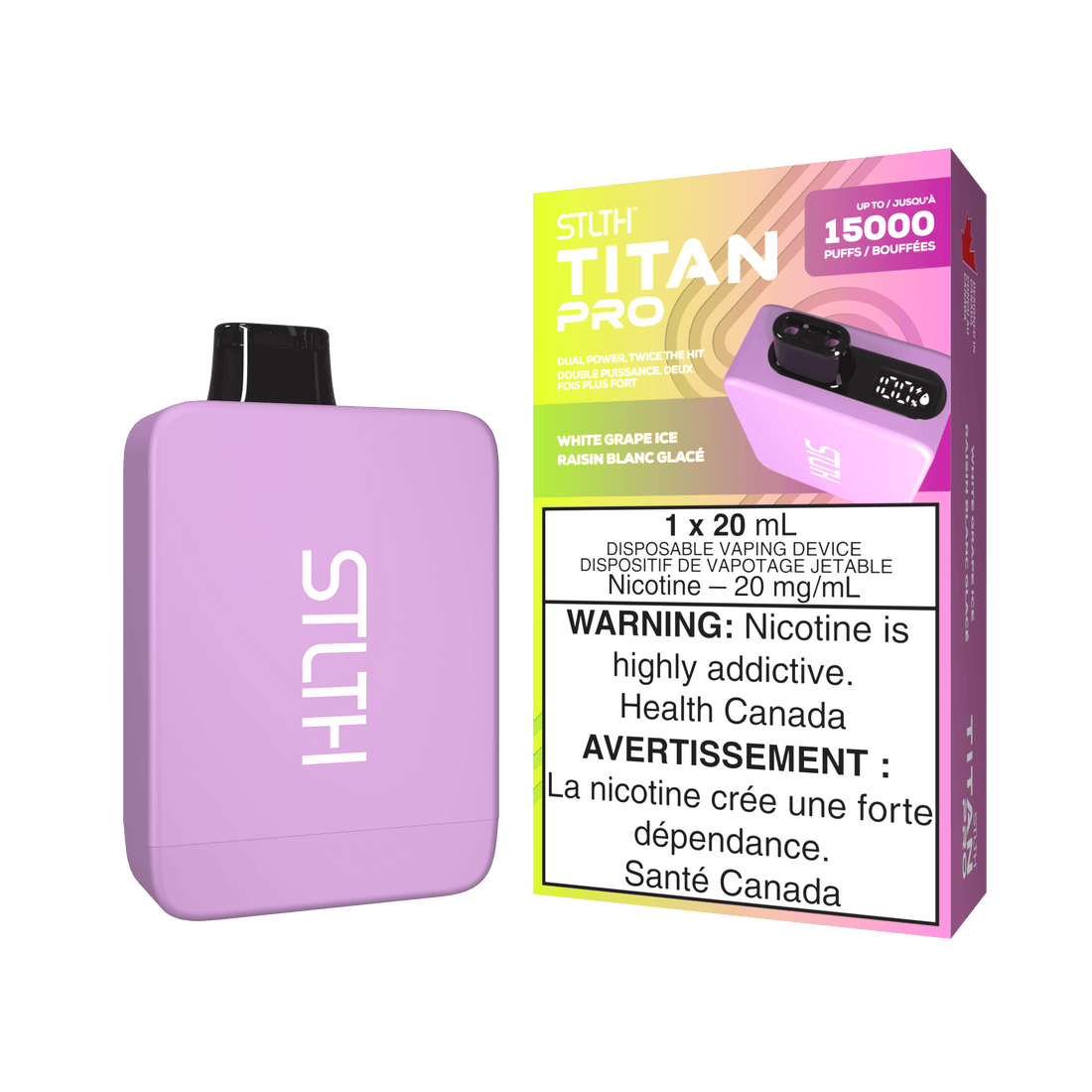 STLTH Titan Pro - White Grape Ice - Vapor Shoppe