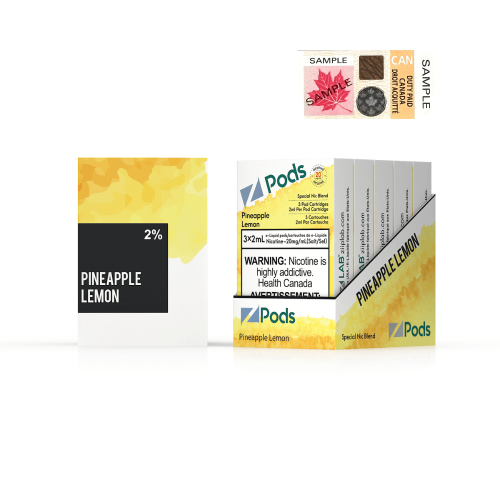 Z Pods - Pineapple Lemon 20mg - Vapor Shoppe