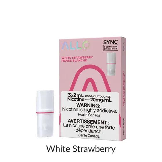 ALLO Sync Pods - White Strawberry - Vapor Shoppe