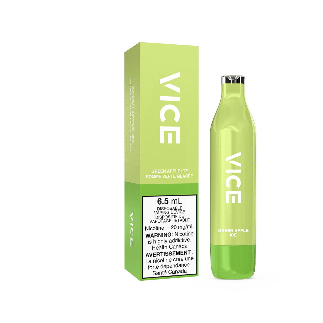 Vice 2500 - Green Apple Ice - Vapor Shoppe