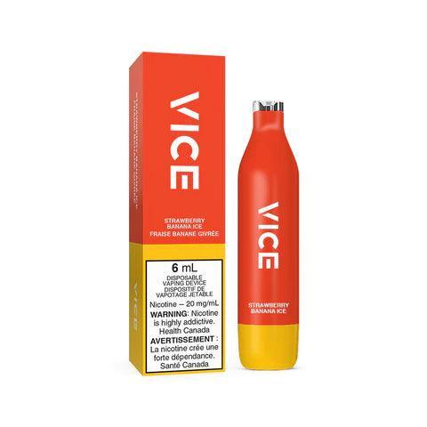 Vice 2500 - Strawberry Banana Ice - Vapor Shoppe