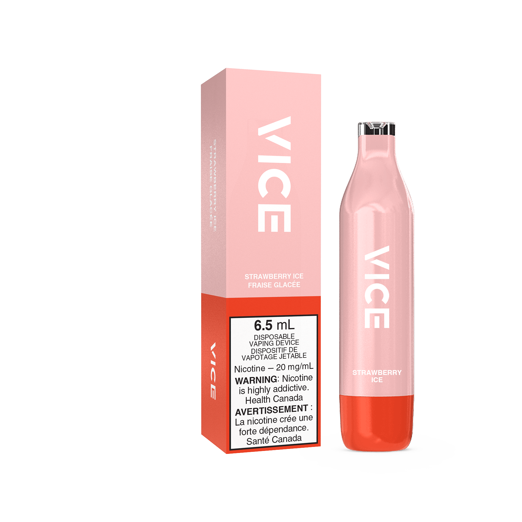 Vice 2500 - Strawberry Ice - Vapor Shoppe