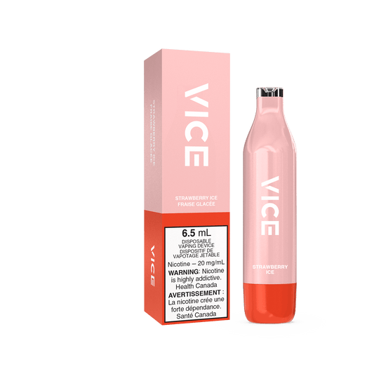 Vice 2500 - Strawberry Ice - Vapor Shoppe